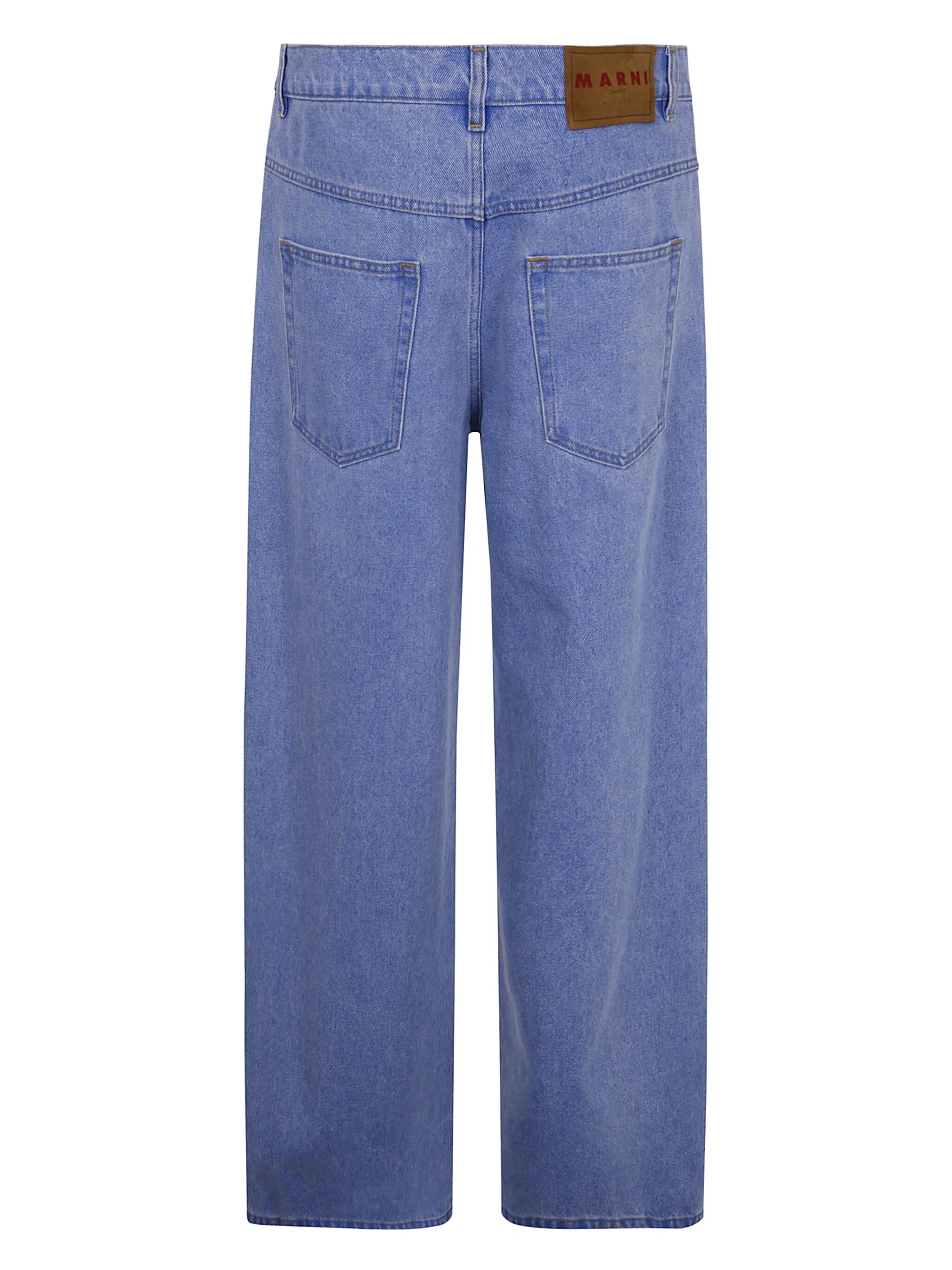 straight-leg jeans