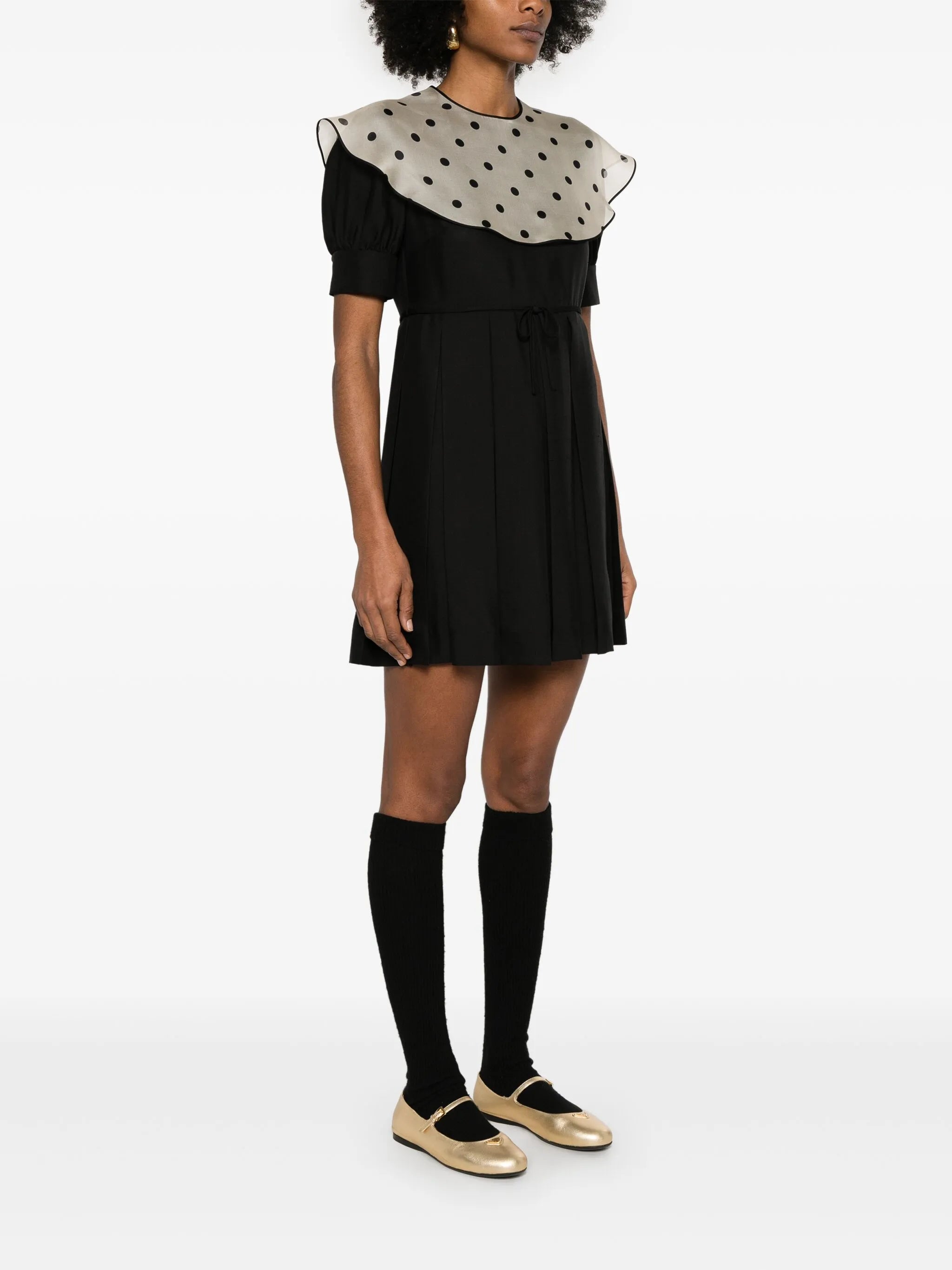 polka dot-print mini dress - Thumbnail 3