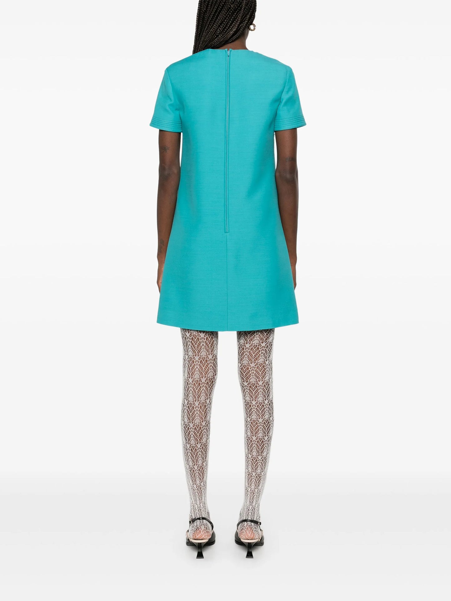 VGold mini dress