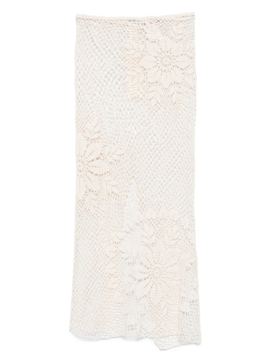 crochet midi skirt
