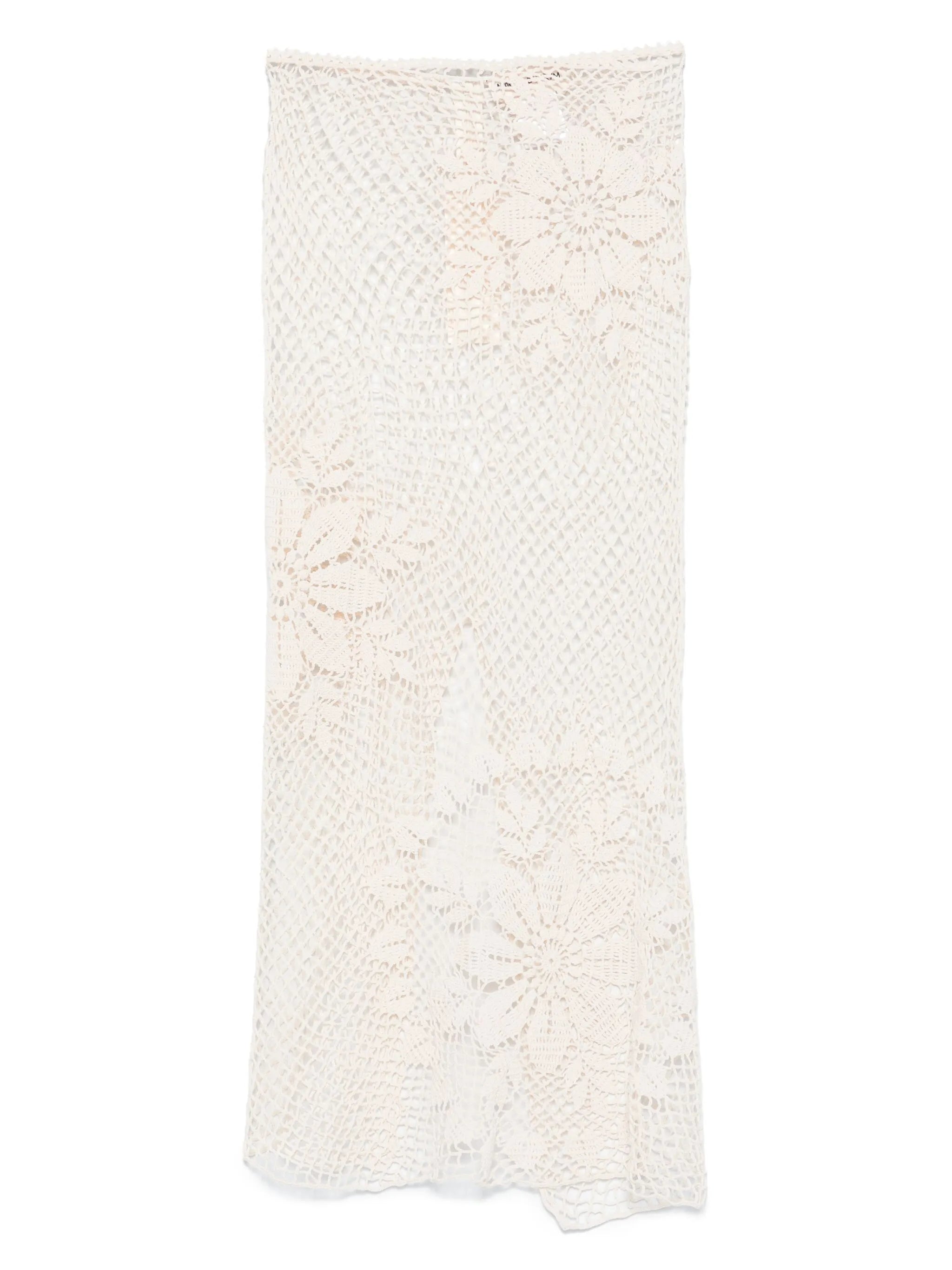 crochet midi skirt