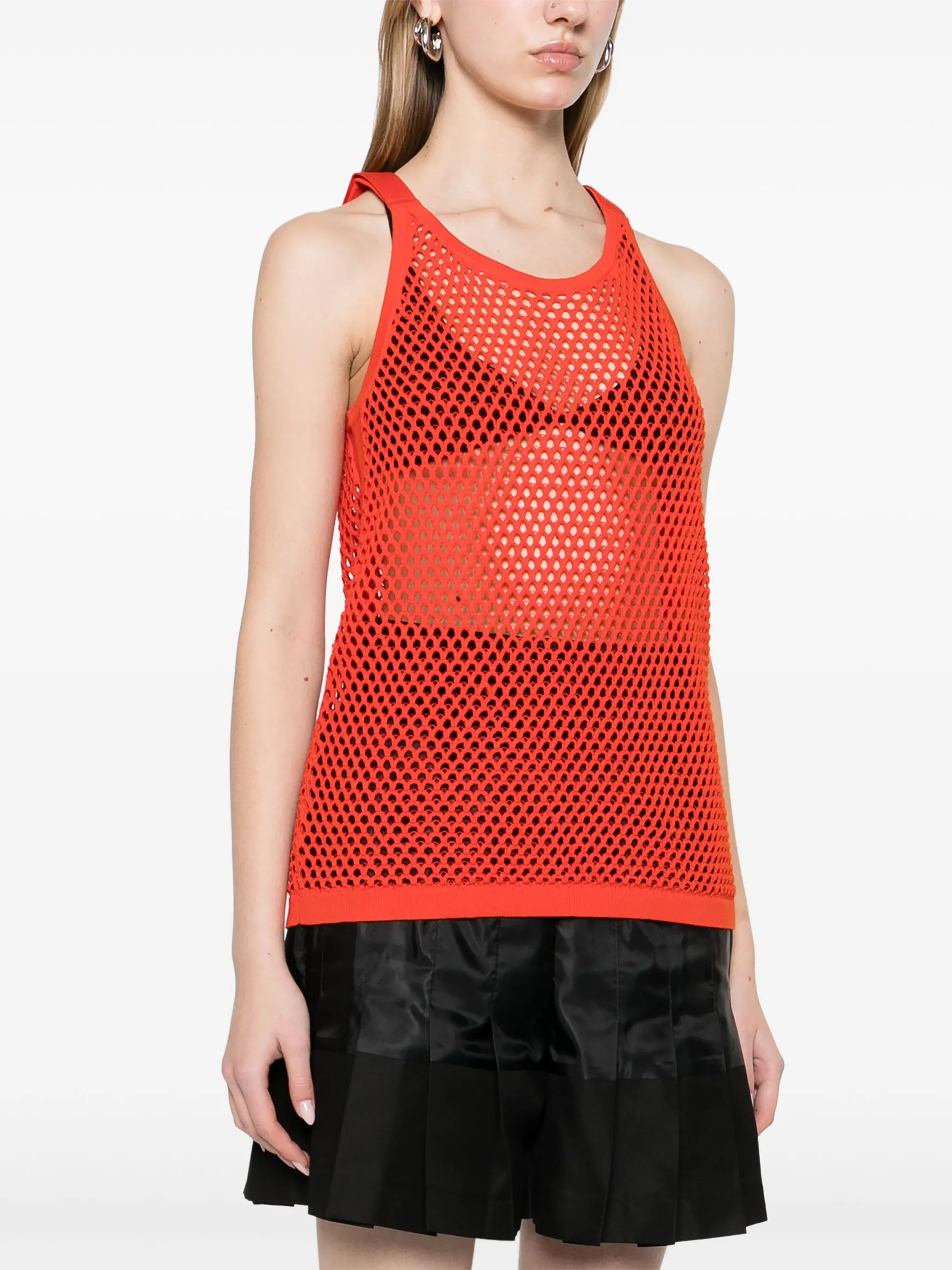 scoop-neck tank top