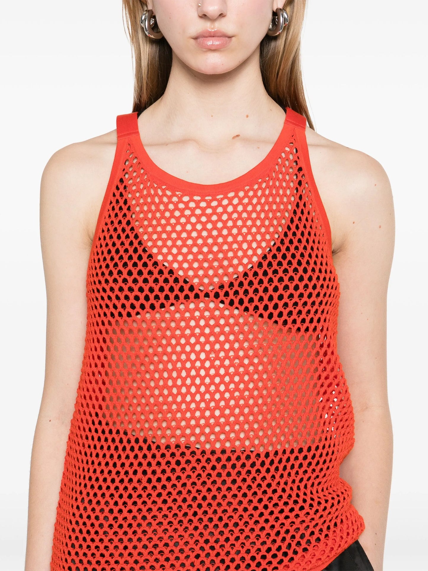 scoop-neck tank top