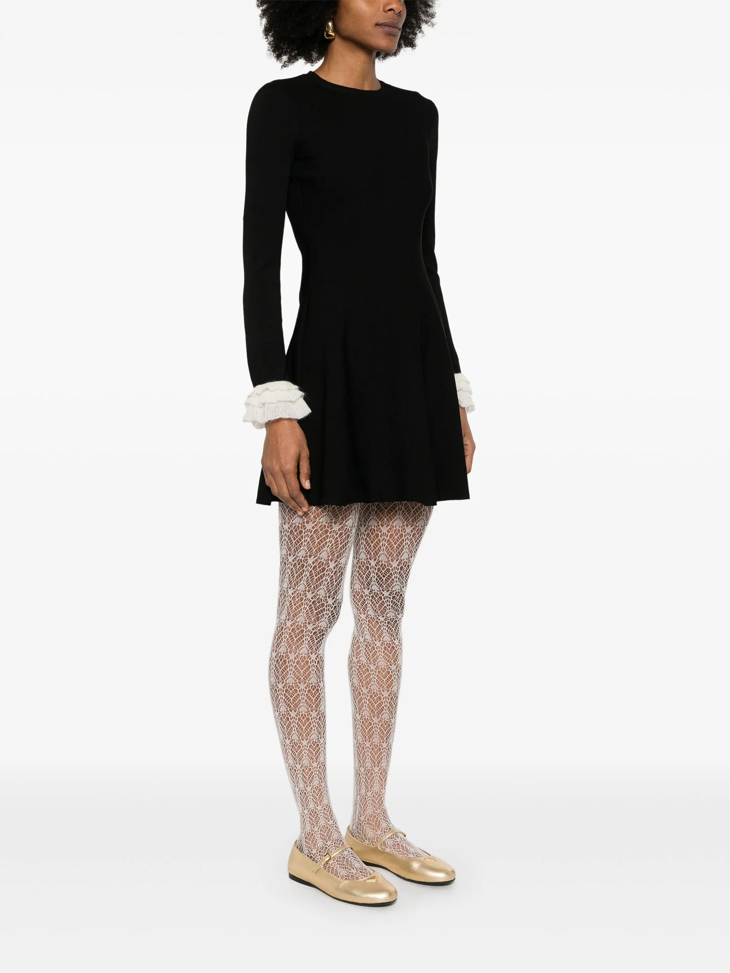 knitted midi dress