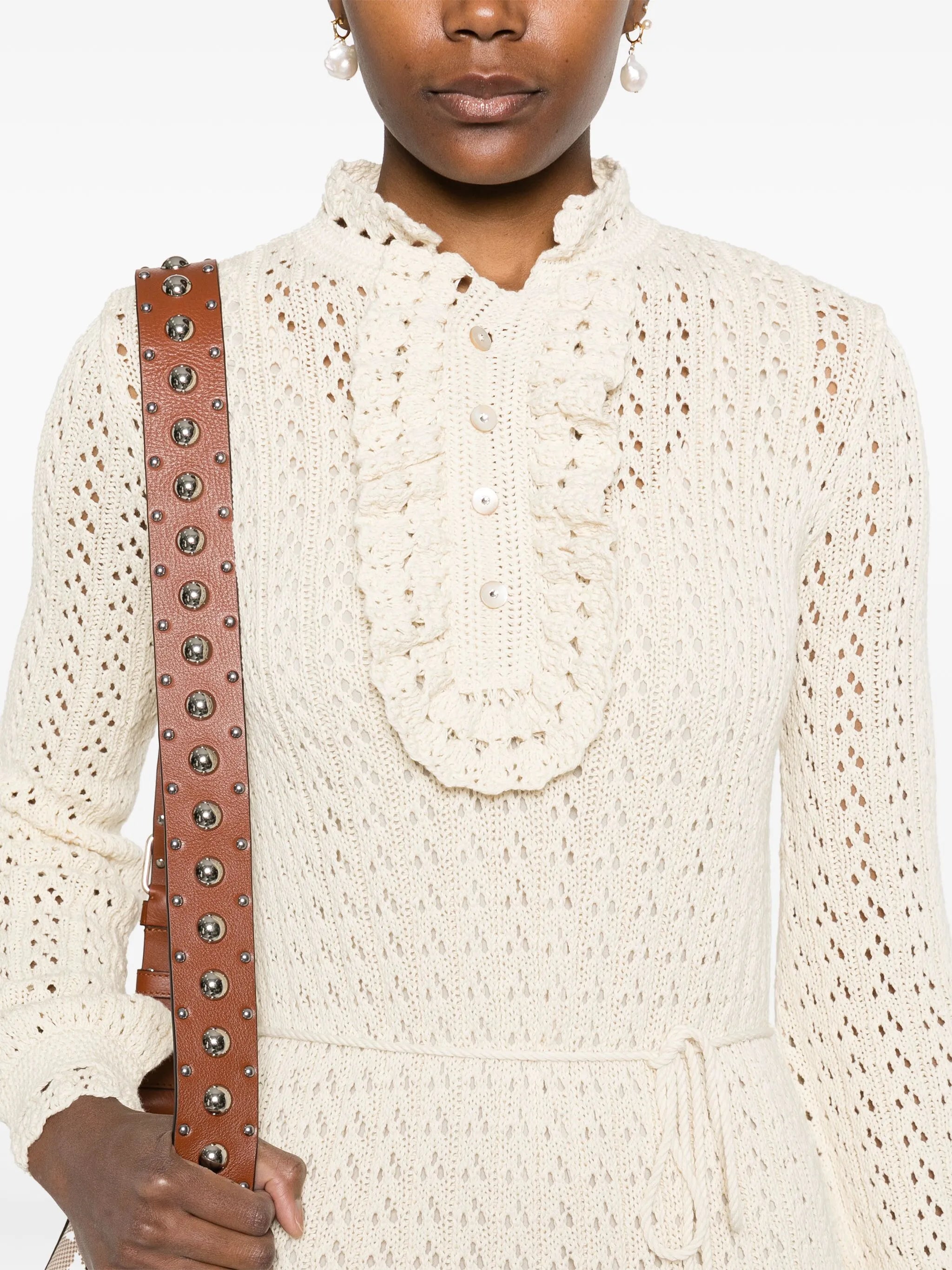 knitted mini dress