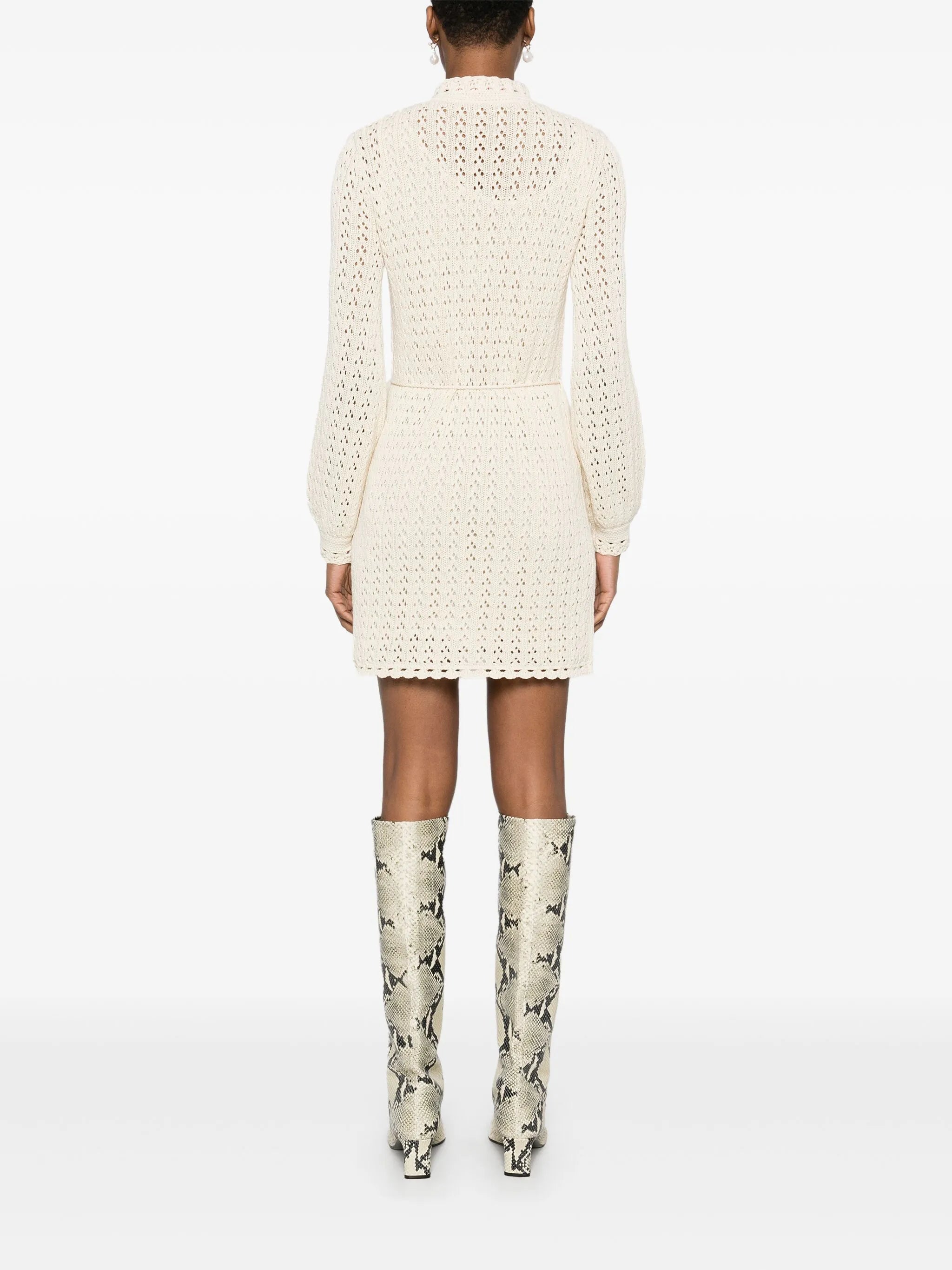 knitted mini dress