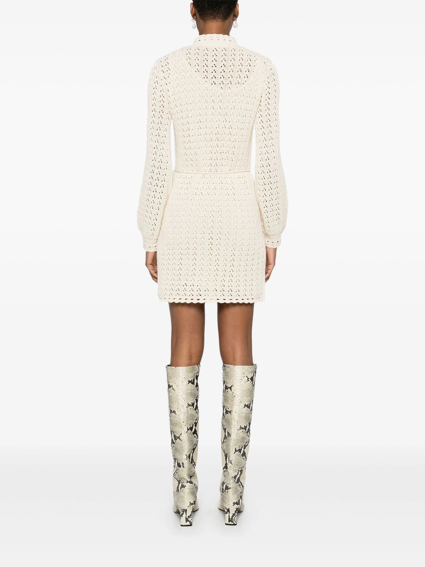 knitted mini dress