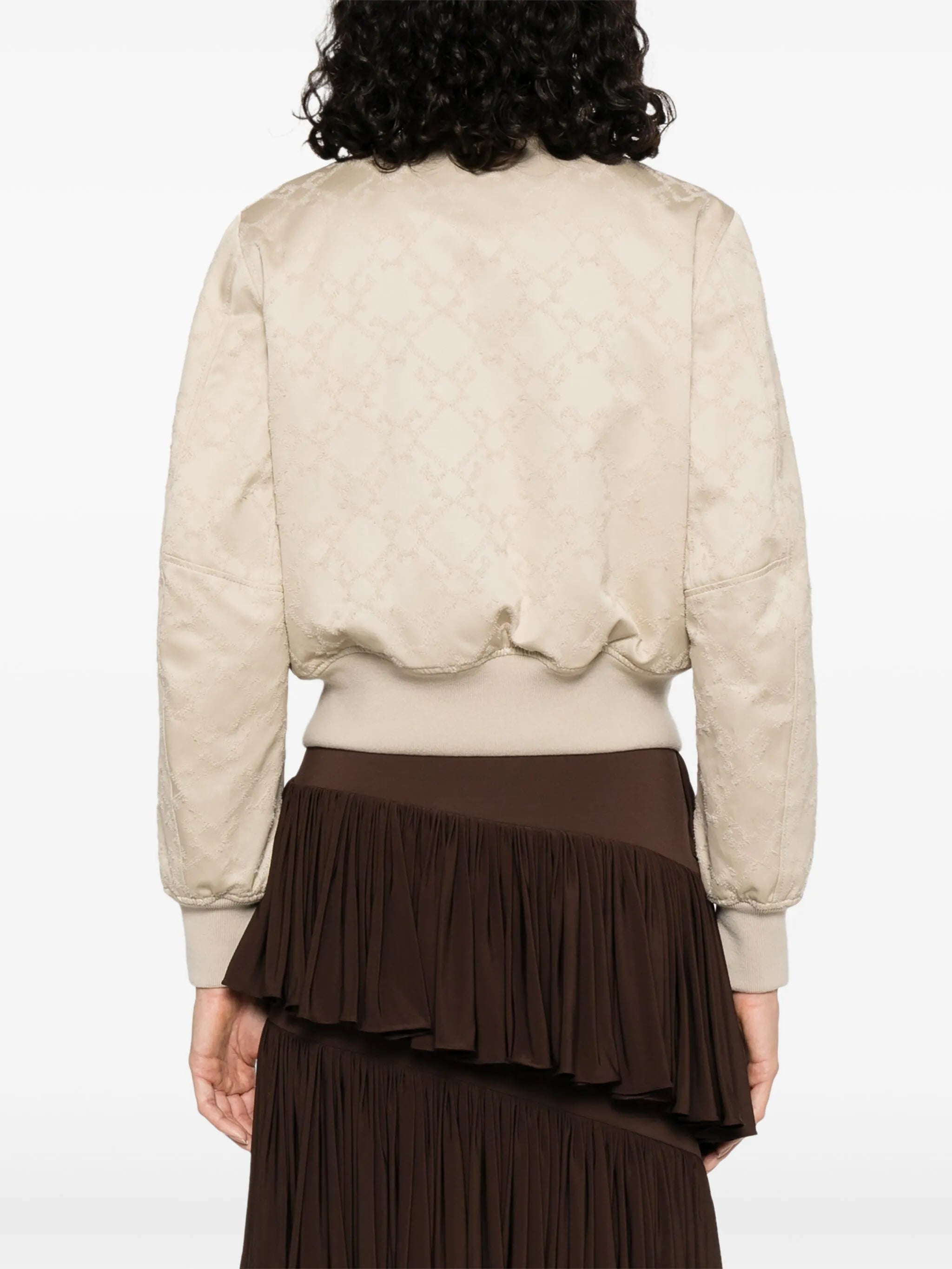 monogram bomber jacket