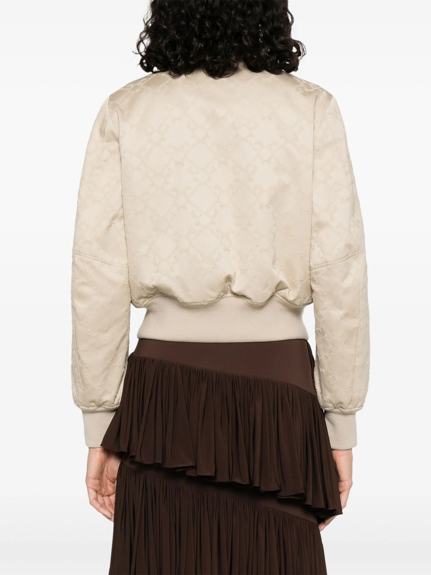 monogram bomber jacket