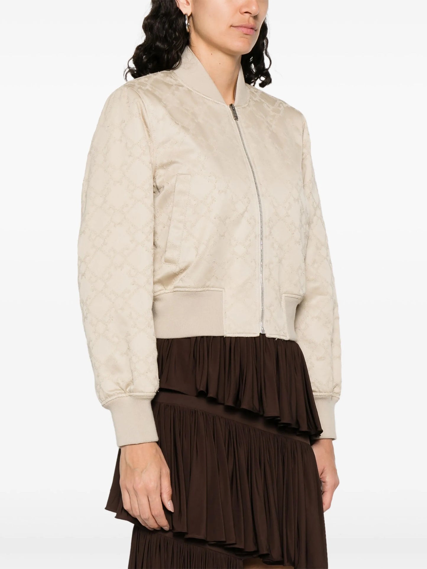 monogram bomber jacket