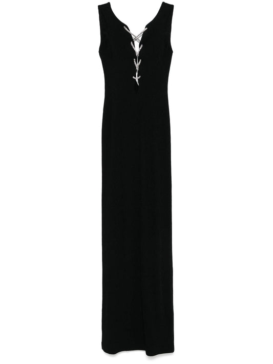 lace-up gown
