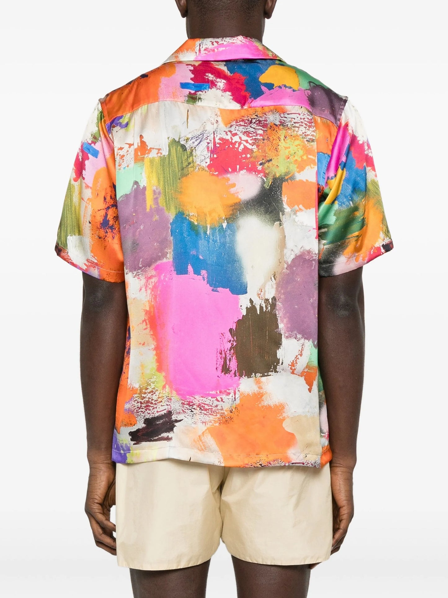 Parker brush-print shirt