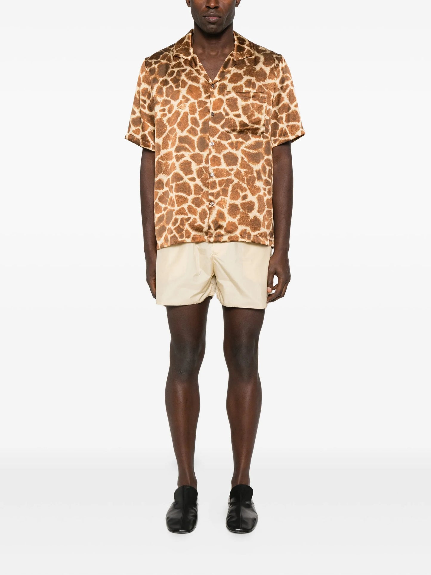 Parker giraffe-print shirt