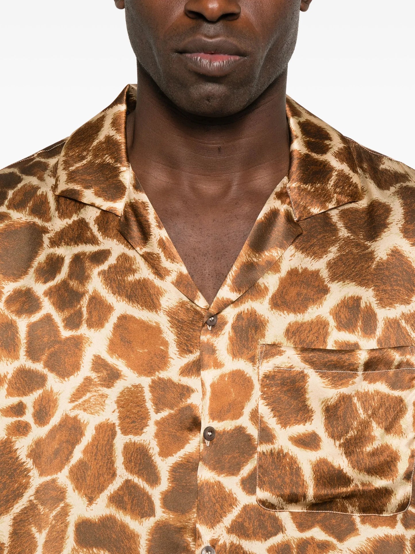 Parker giraffe-print shirt