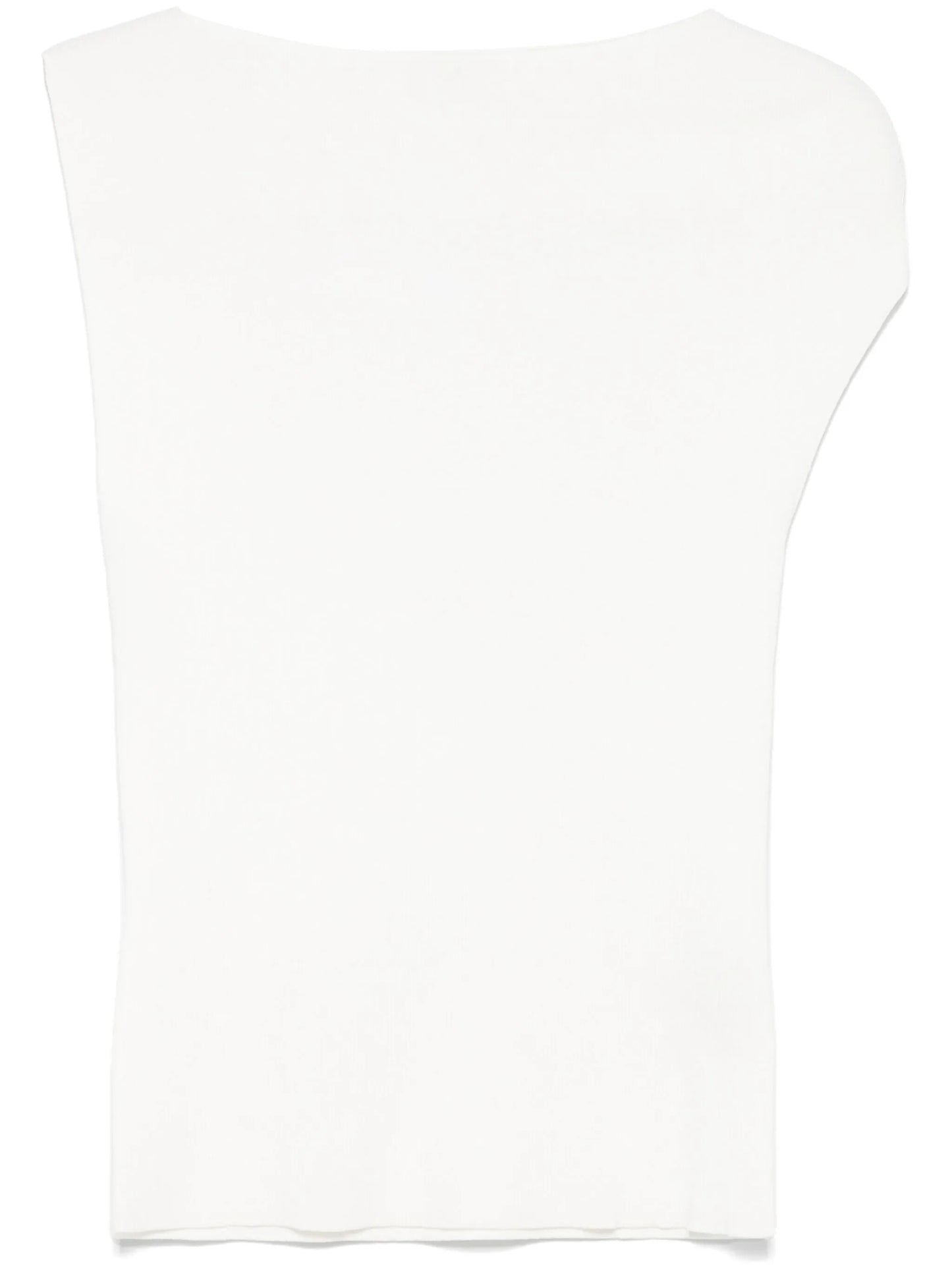 asymmetric-neck top