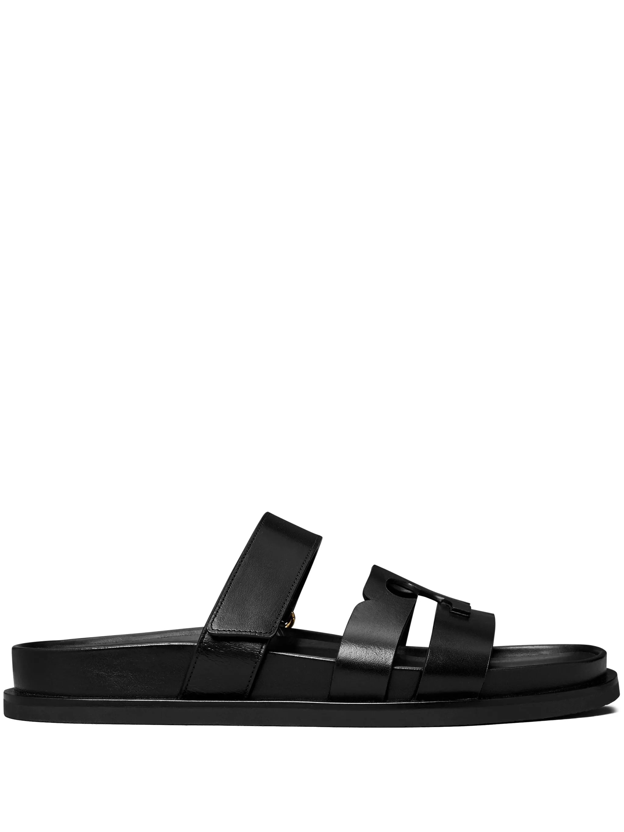 Ines touch-strap leather sandals