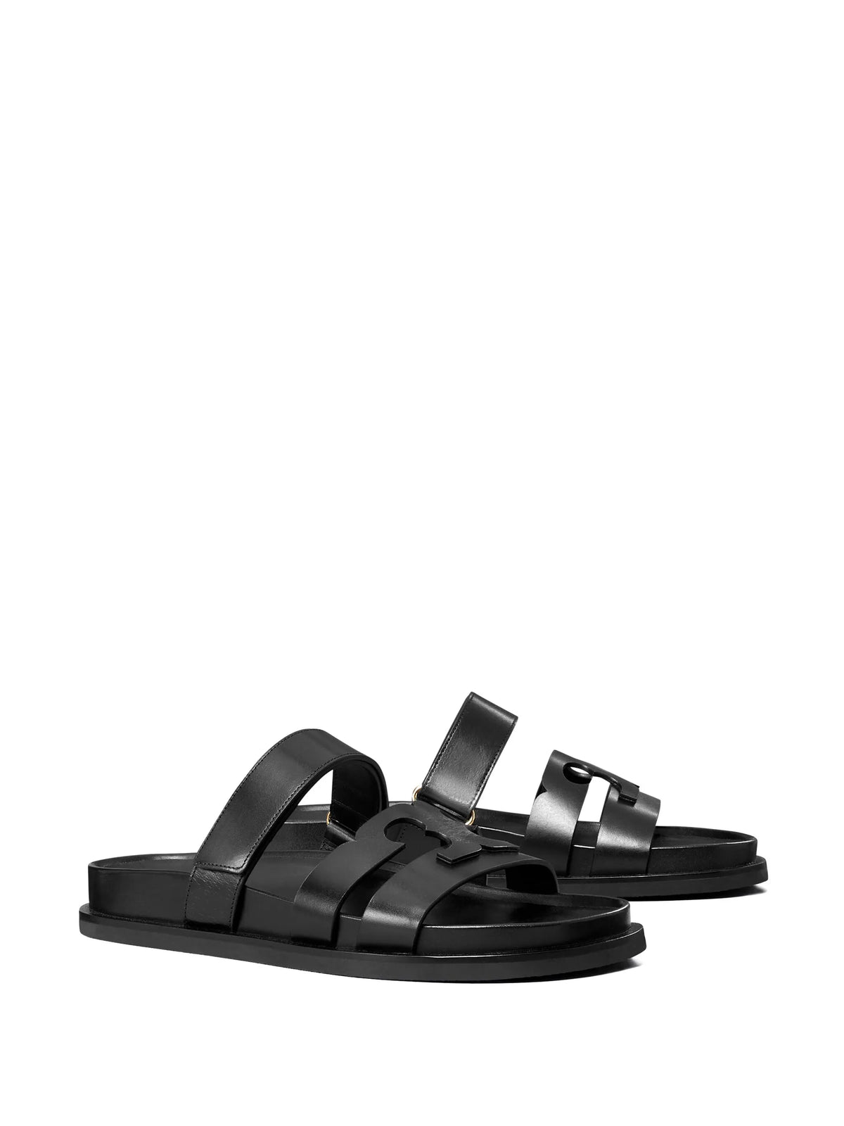 Ines touch-strap leather sandals