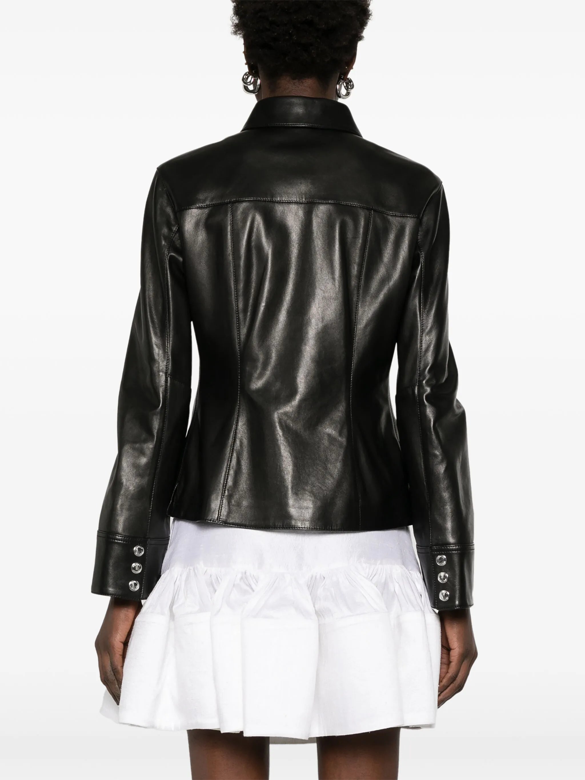 leather shirt