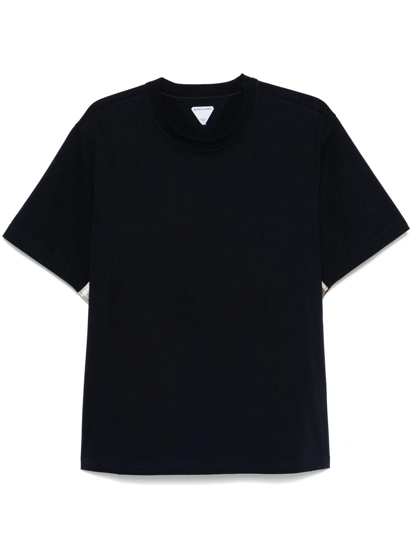 gingham cotton T-shirt