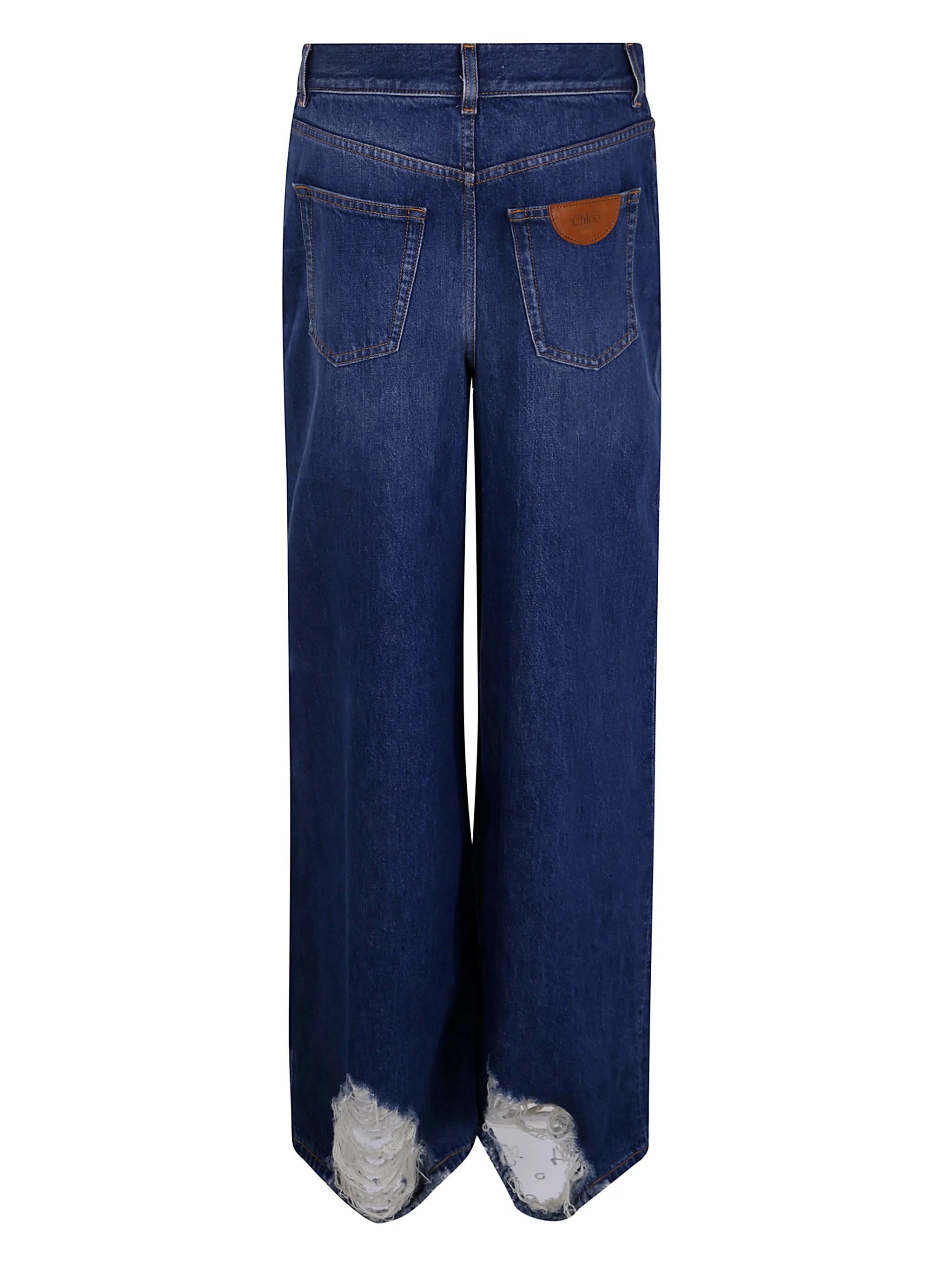 straight-leg jeans