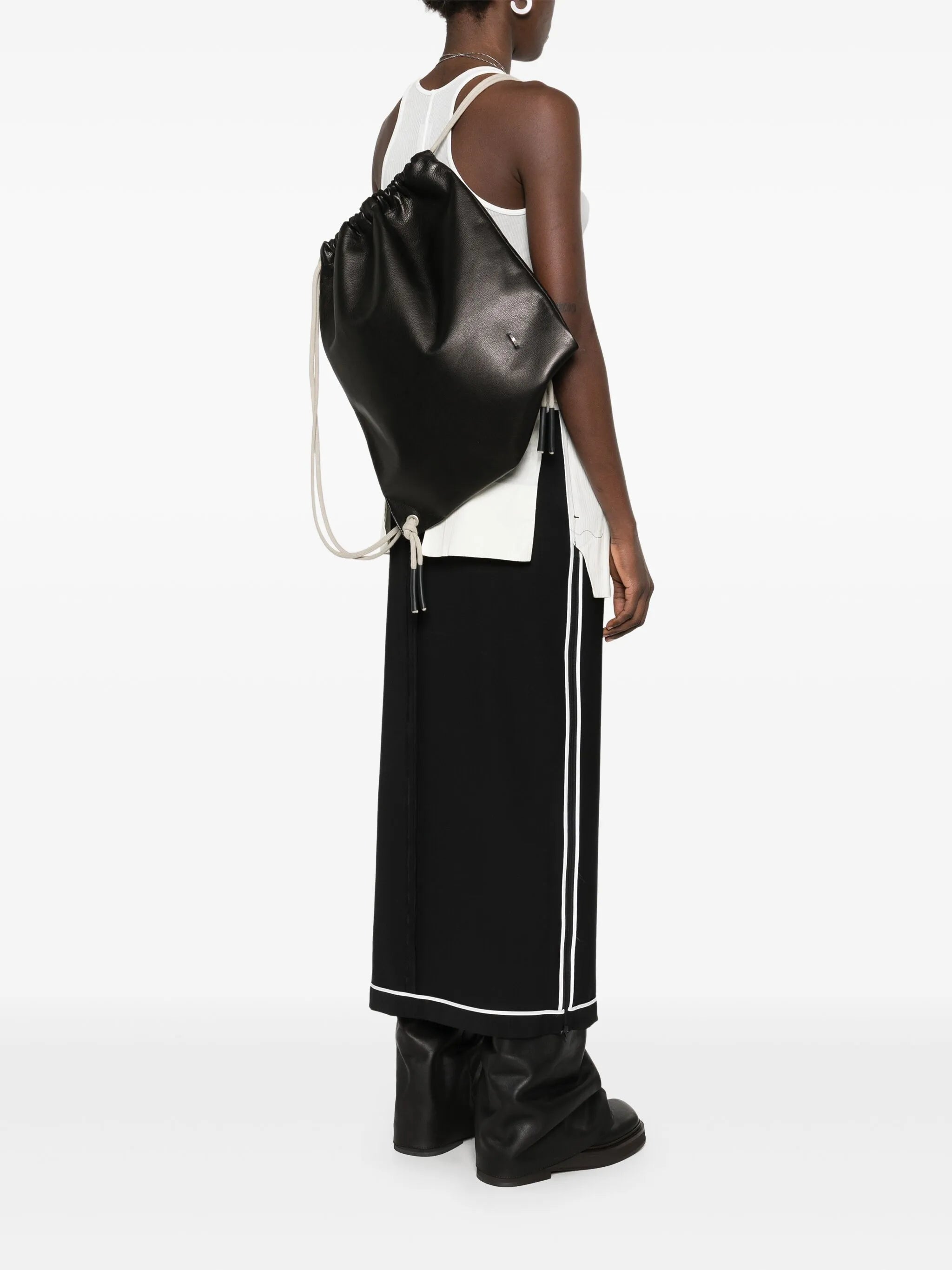 leather backpack