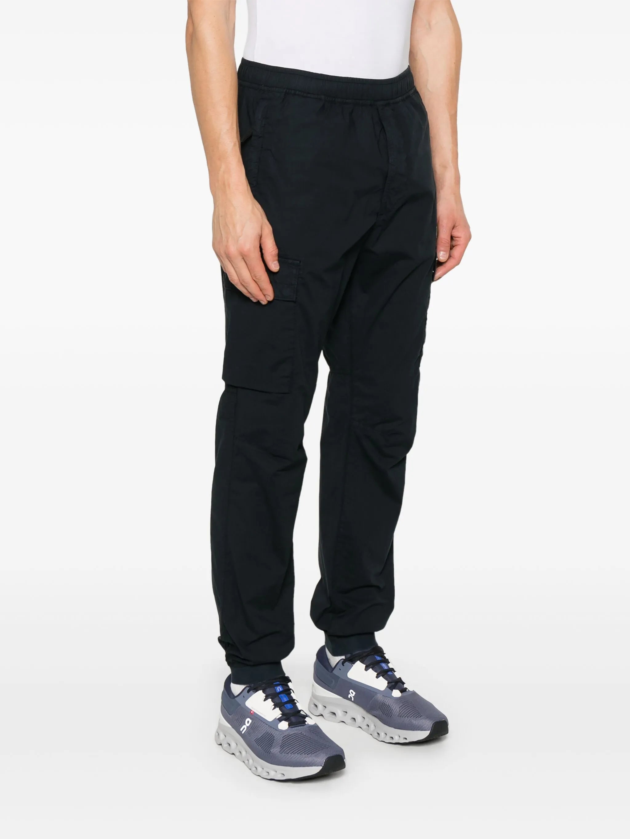 Compass-badge track pants