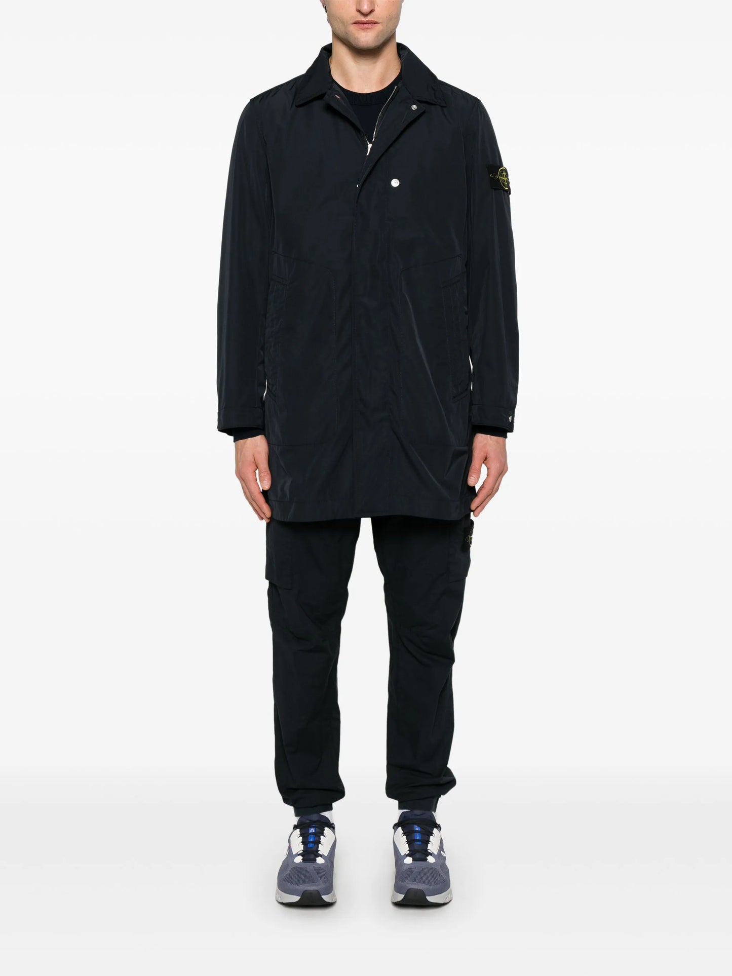 Compass-badge track pants