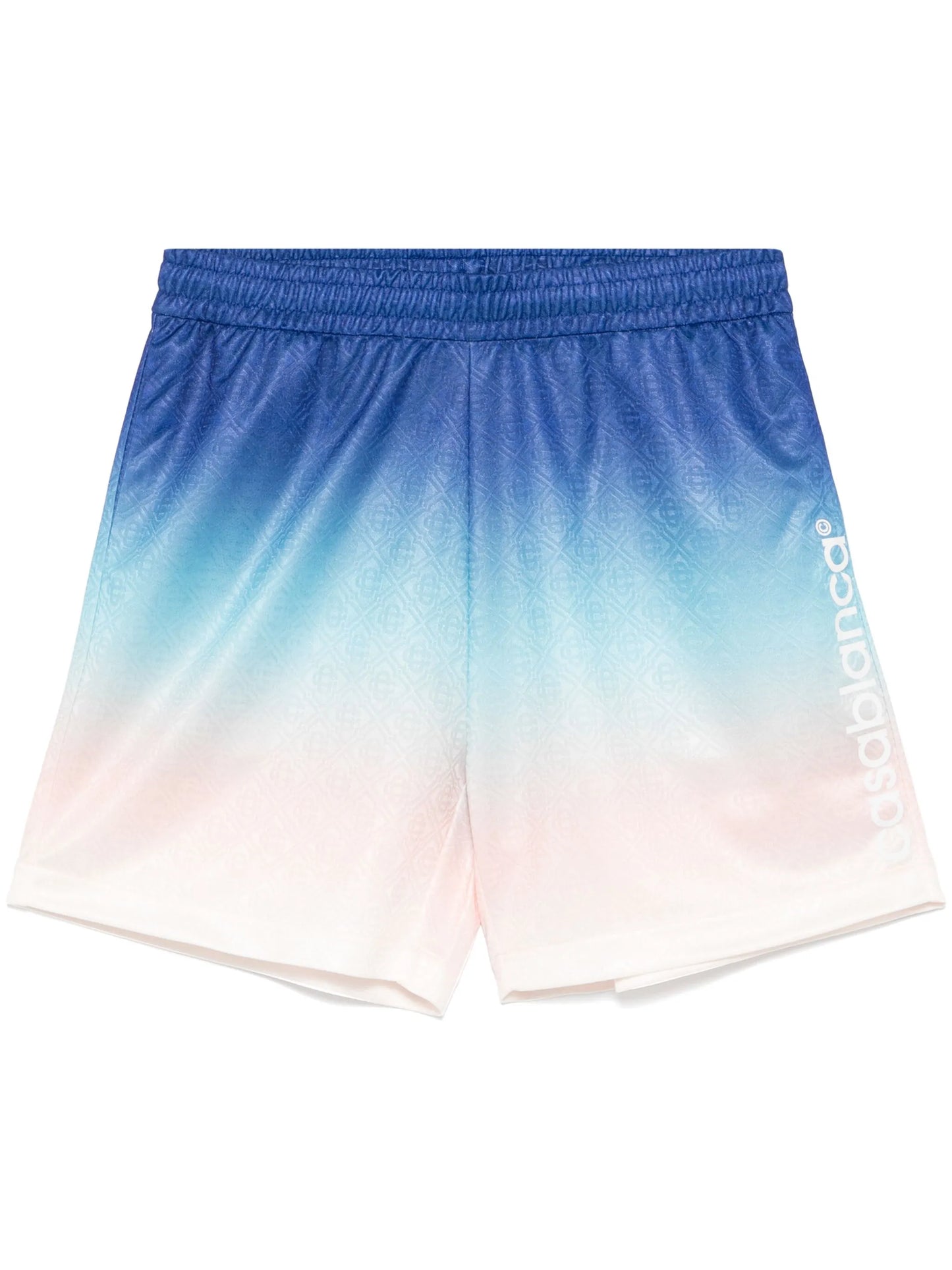 gradient monogram-print shorts