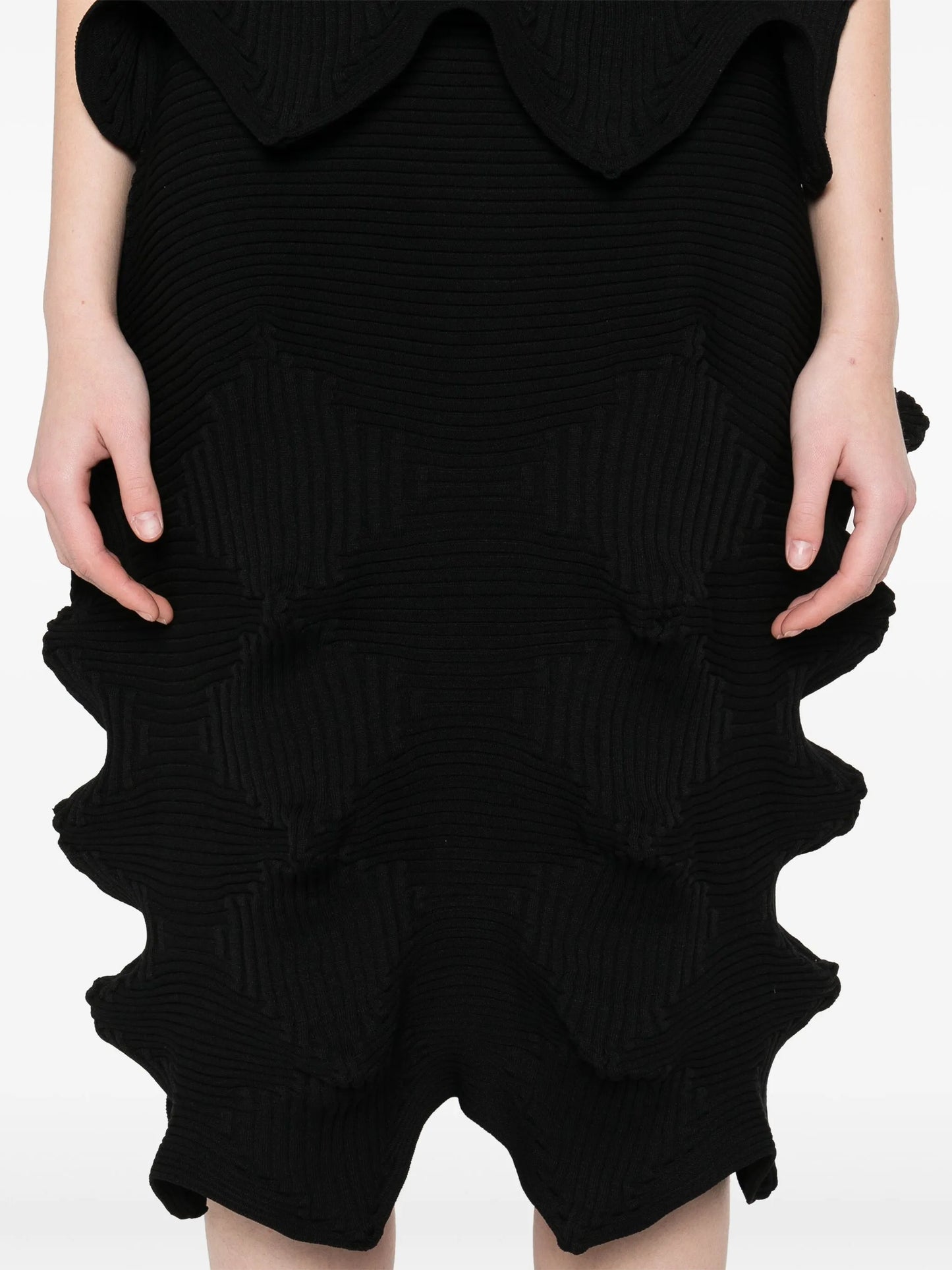 Linkage mini skirt