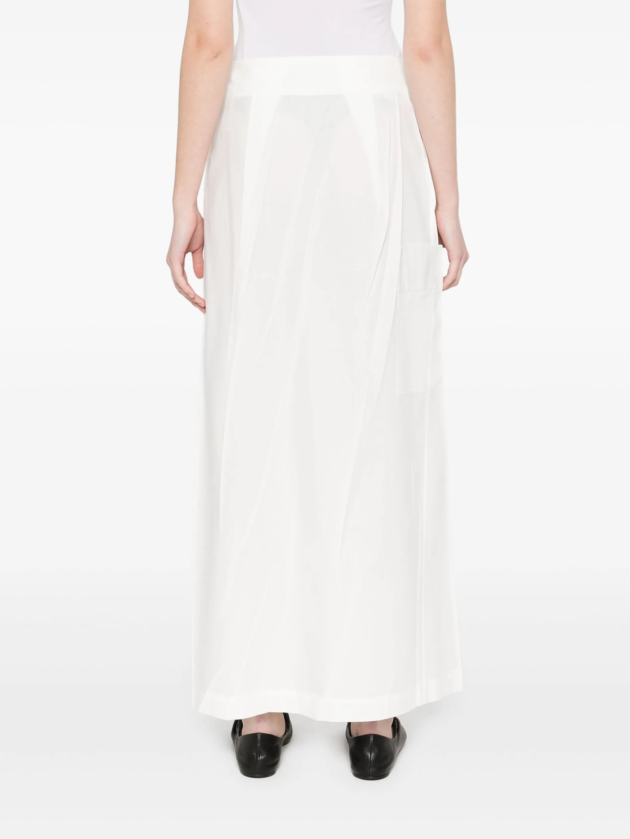 Pressed Form midi skirt