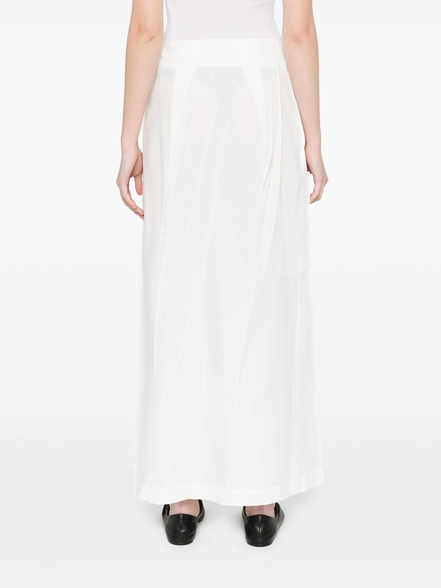 Pressed Form midi skirt