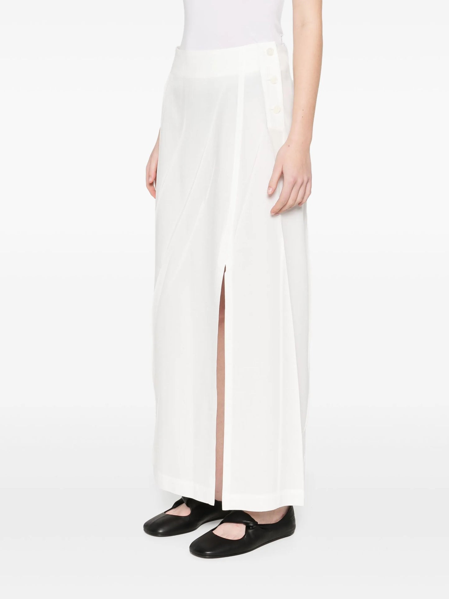 Pressed Form midi skirt