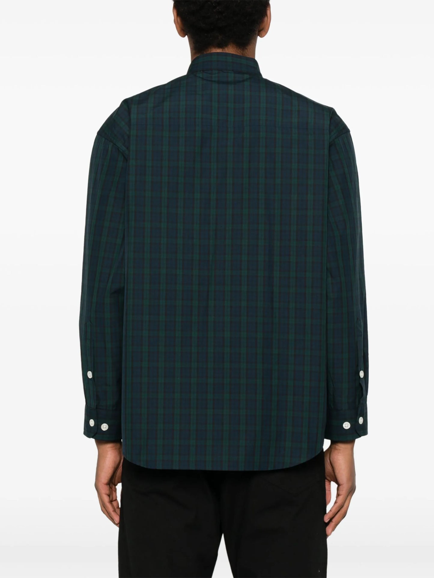 plaid-check shirt