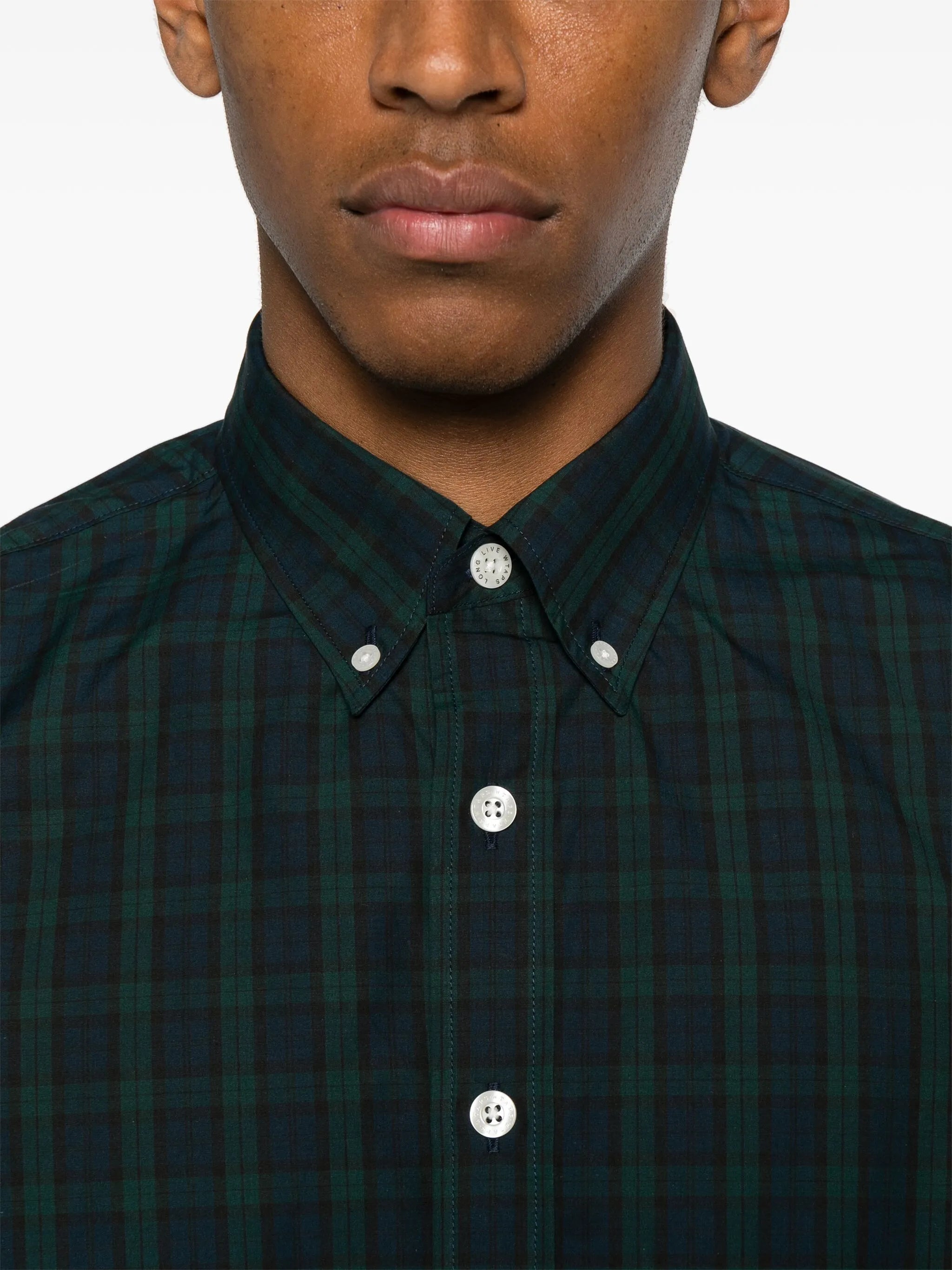 plaid-check shirt