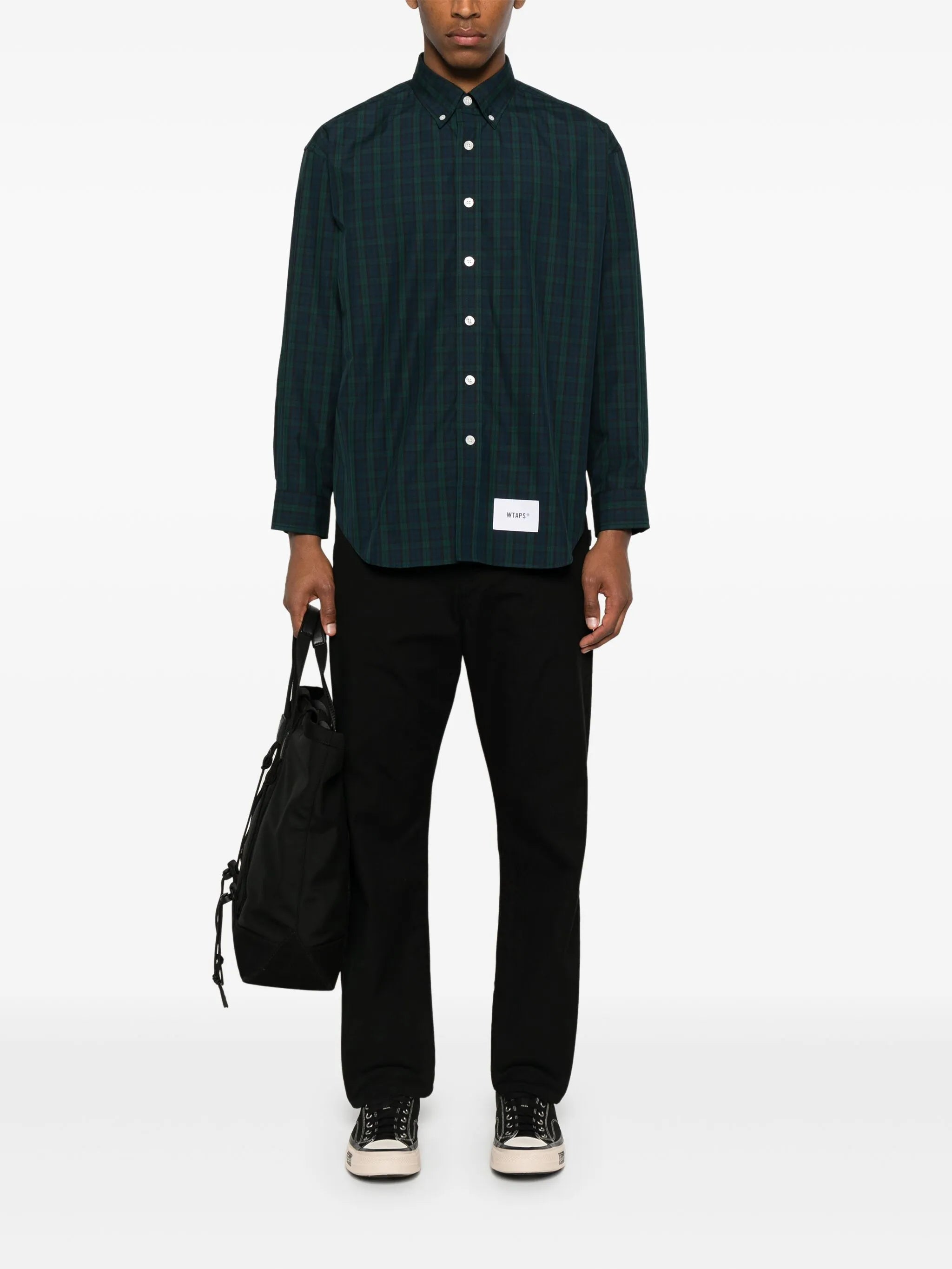 plaid-check shirt