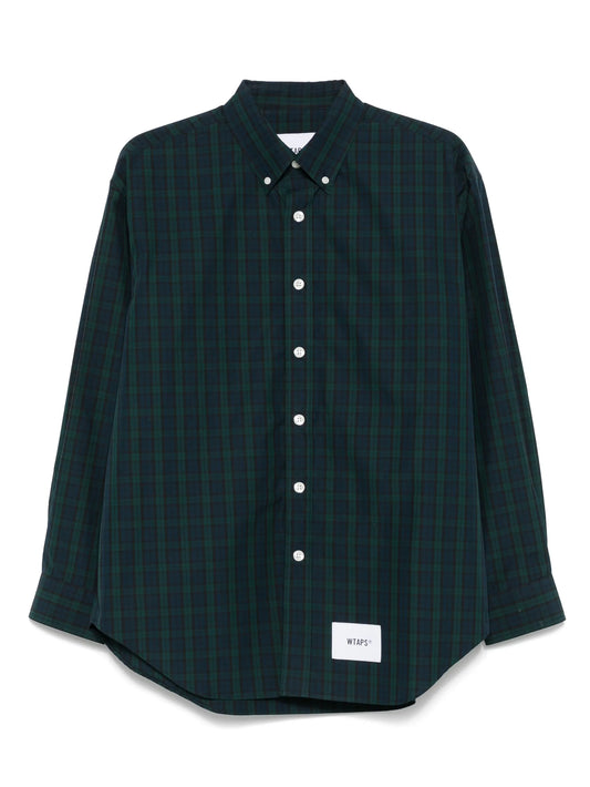 plaid-check shirt