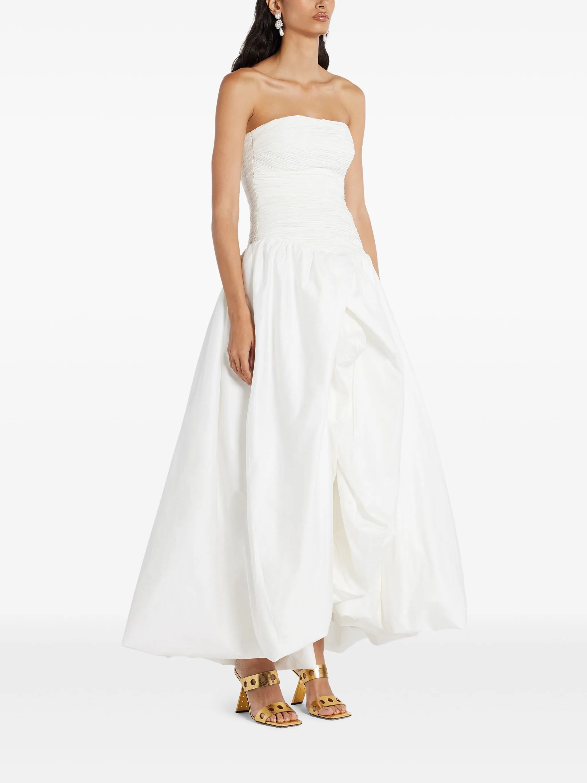 Violette bubble hem maxi drs