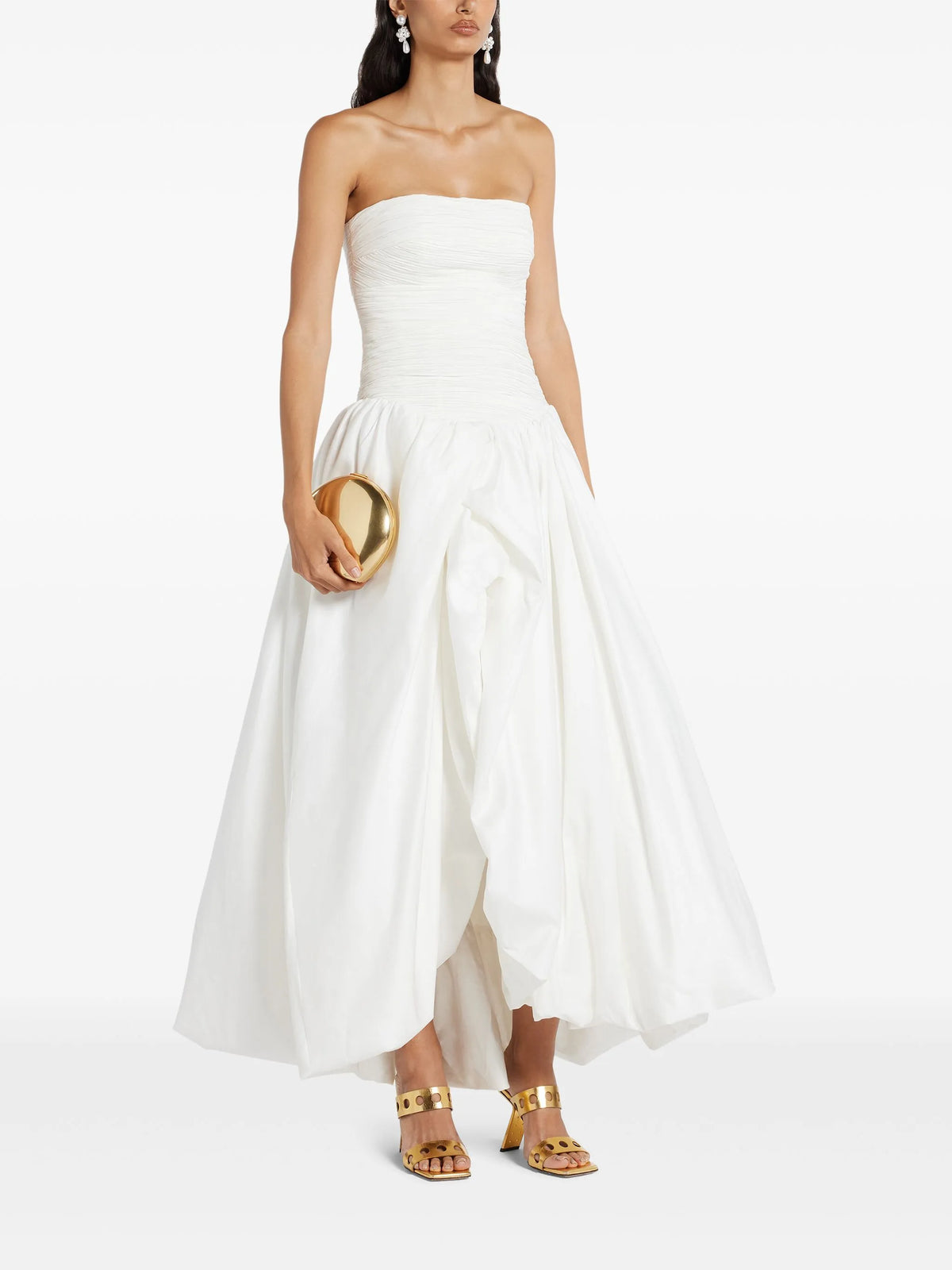 Violette bubble hem maxi drs