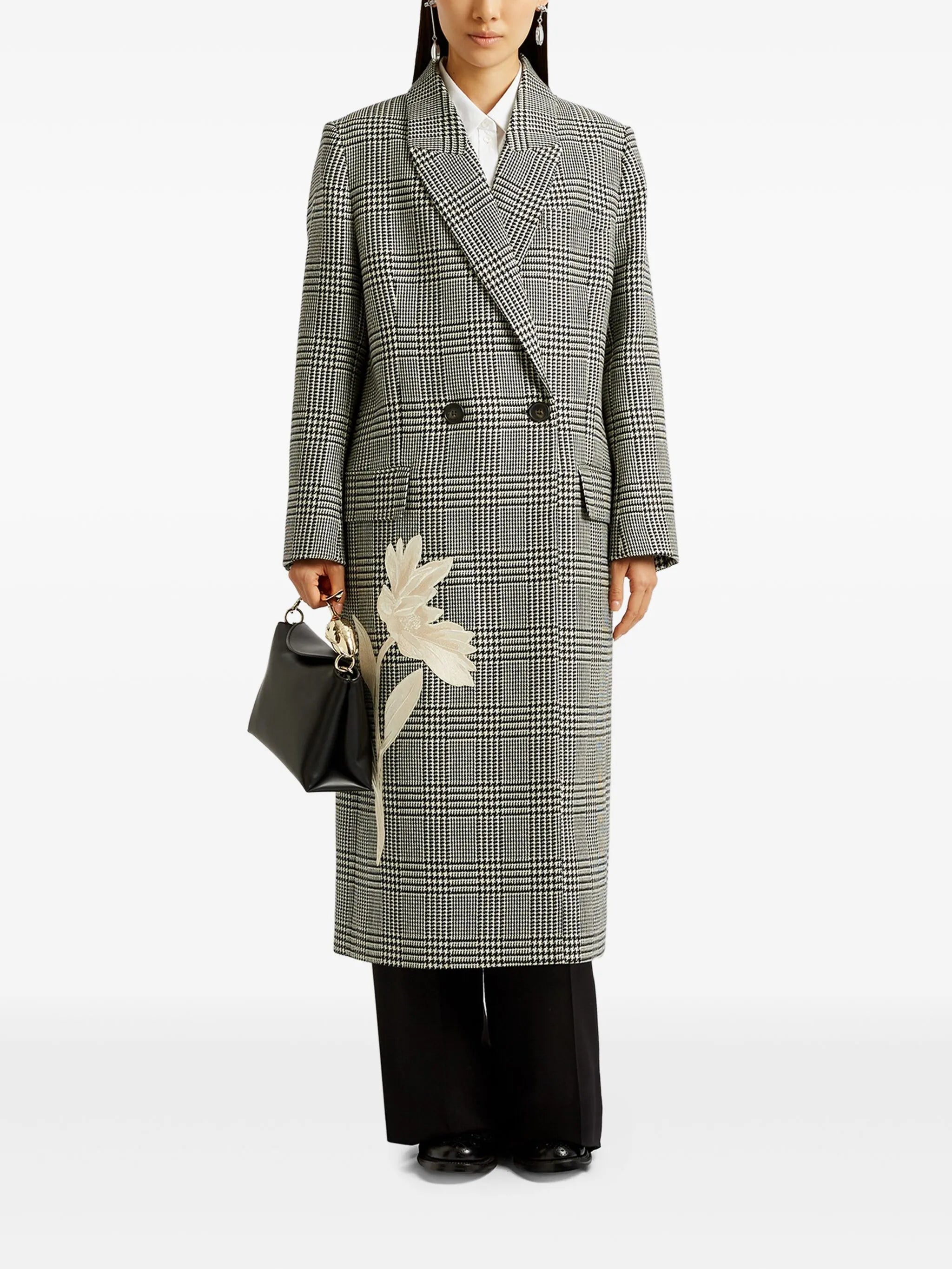 double-breasted coat