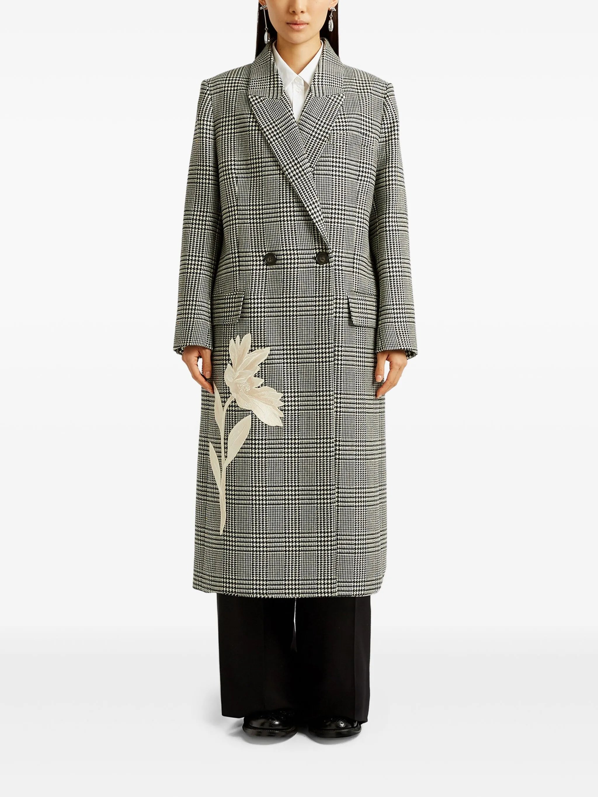 double-breasted coat