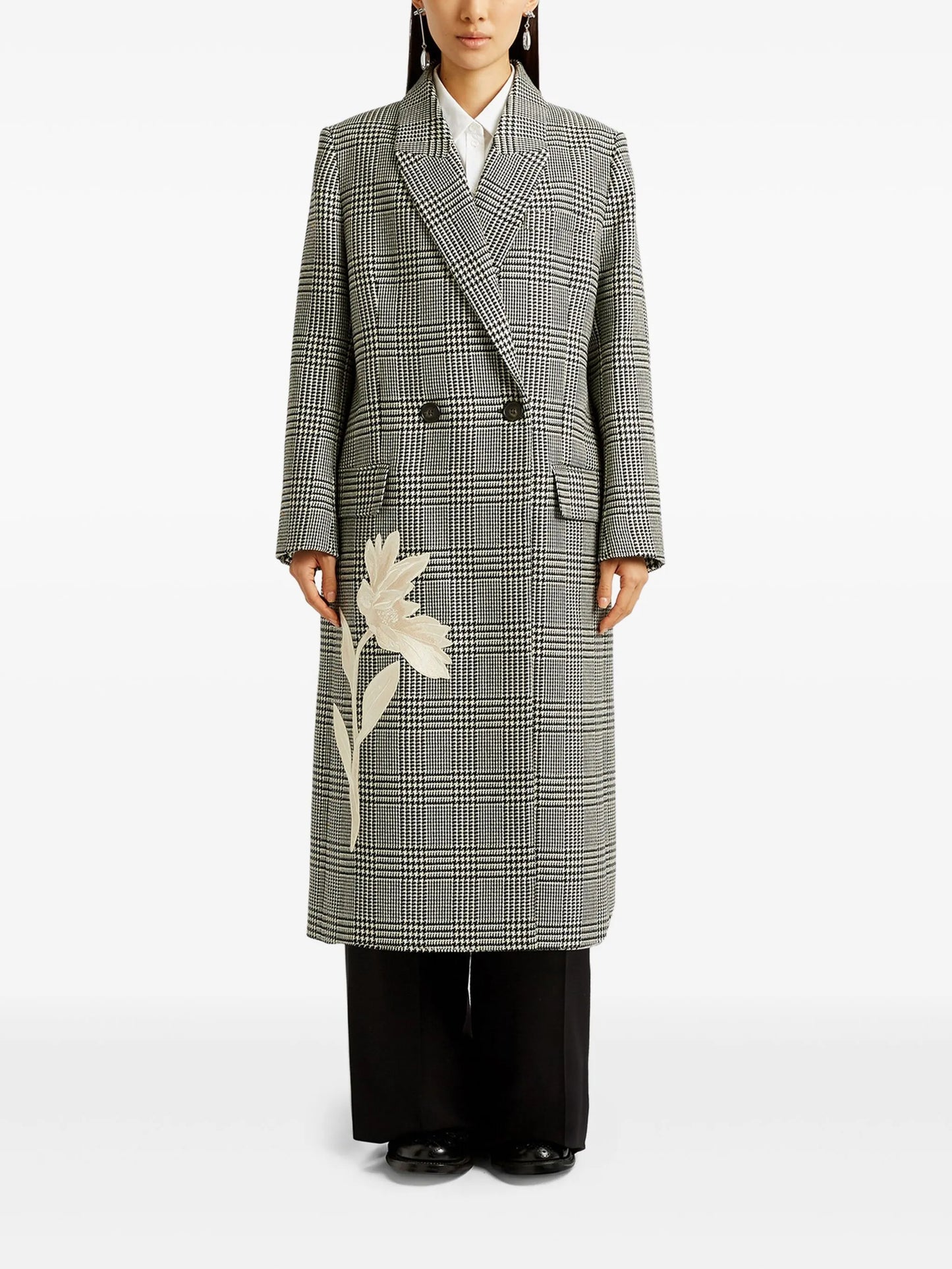 double-breasted coat