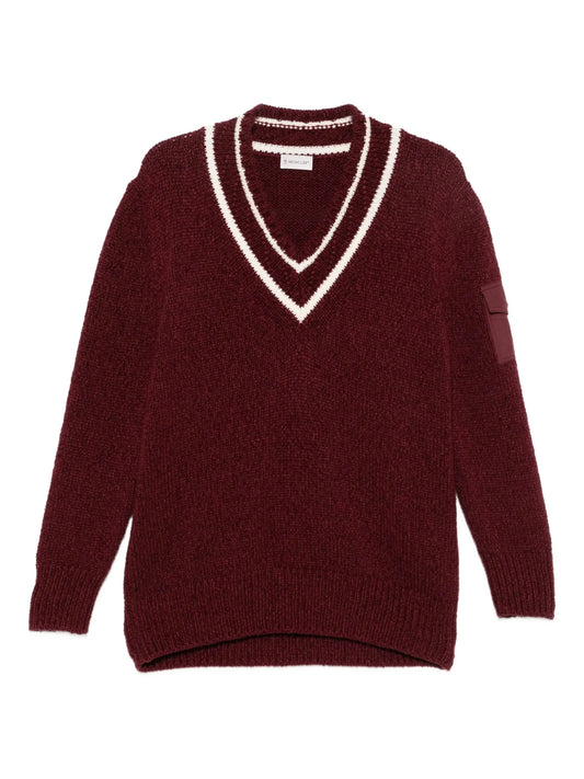 V-neck sweater