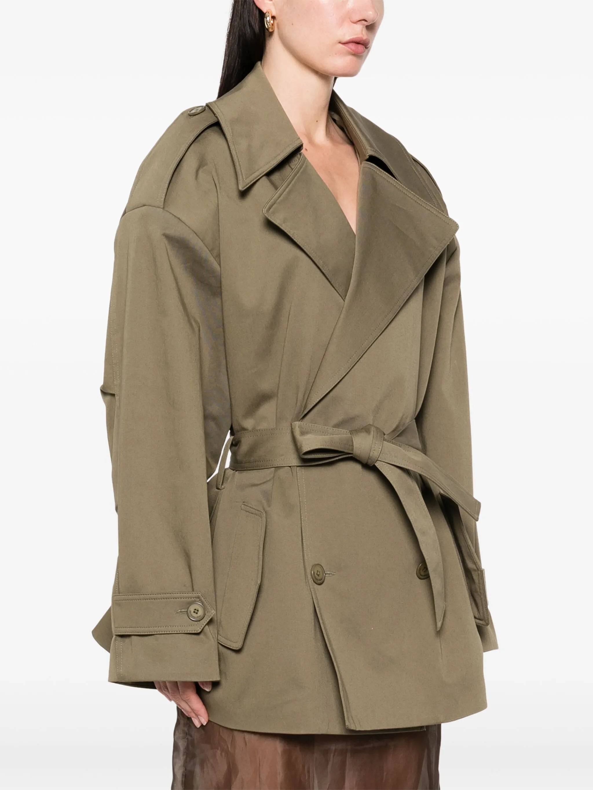 Zurich short trench coat