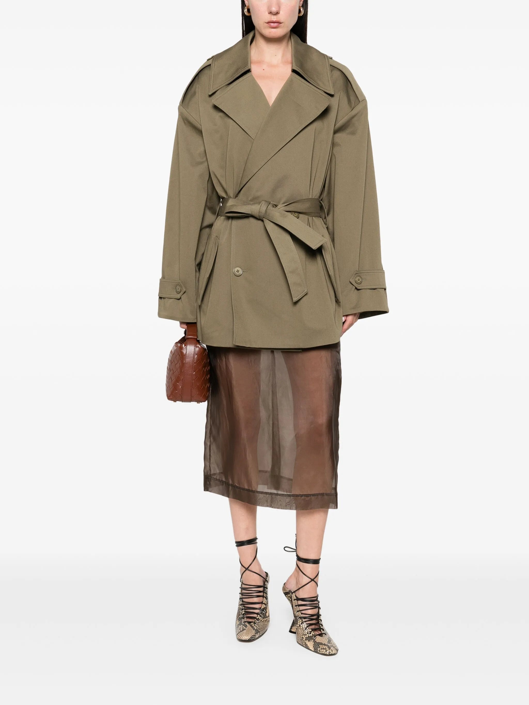 Zurich short trench coat