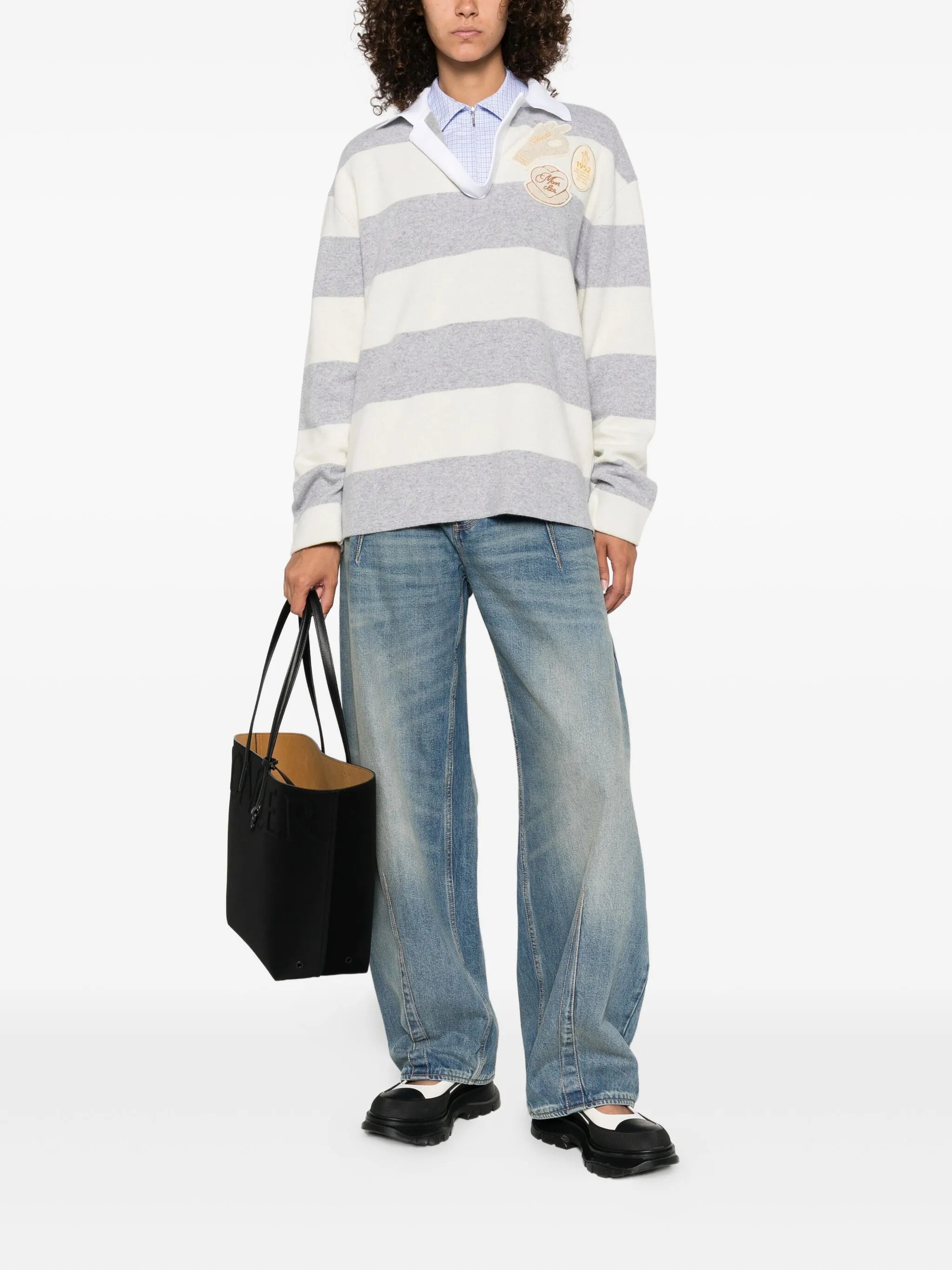 striped sweatshirt