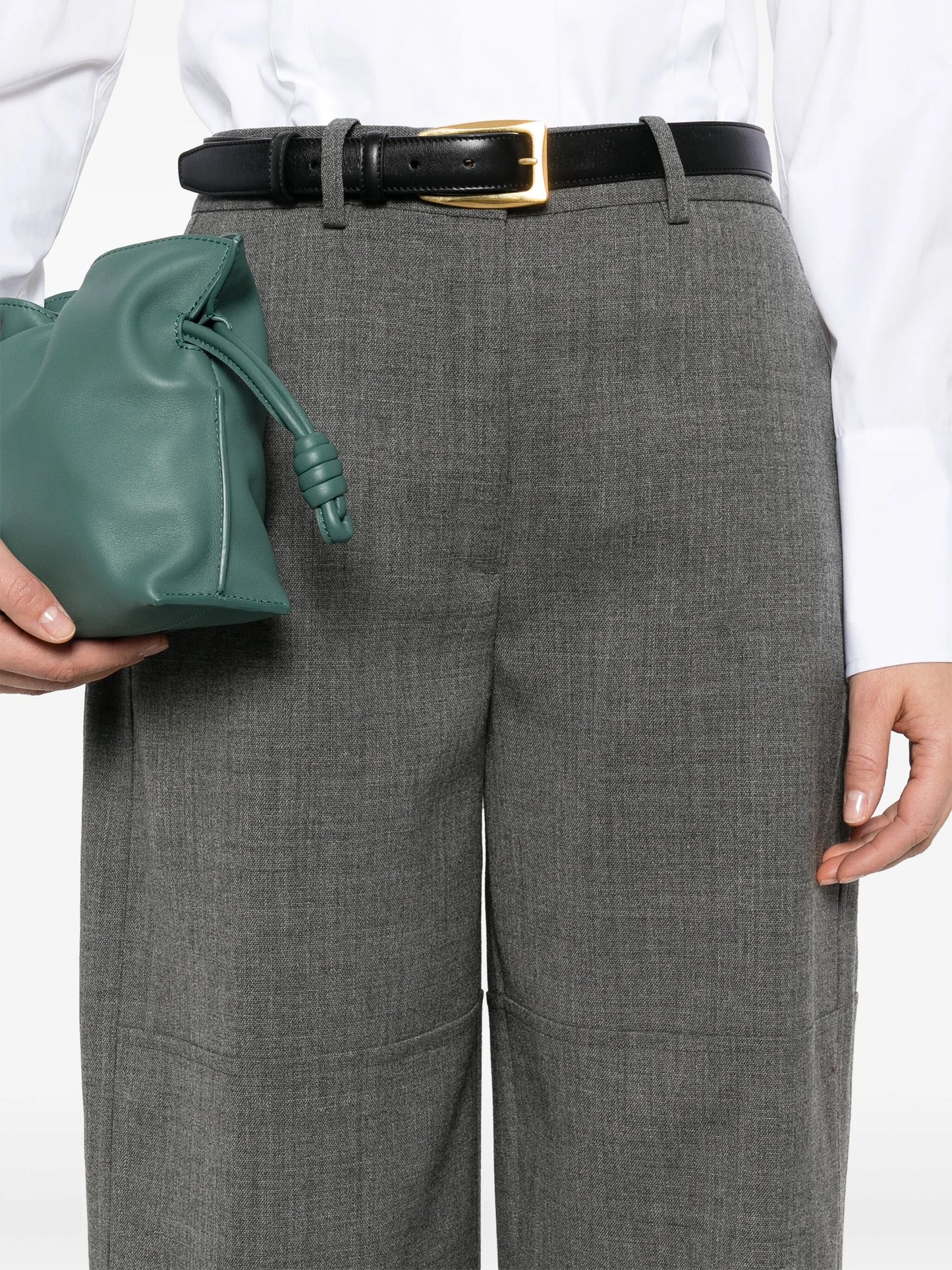 virgin wool trousers