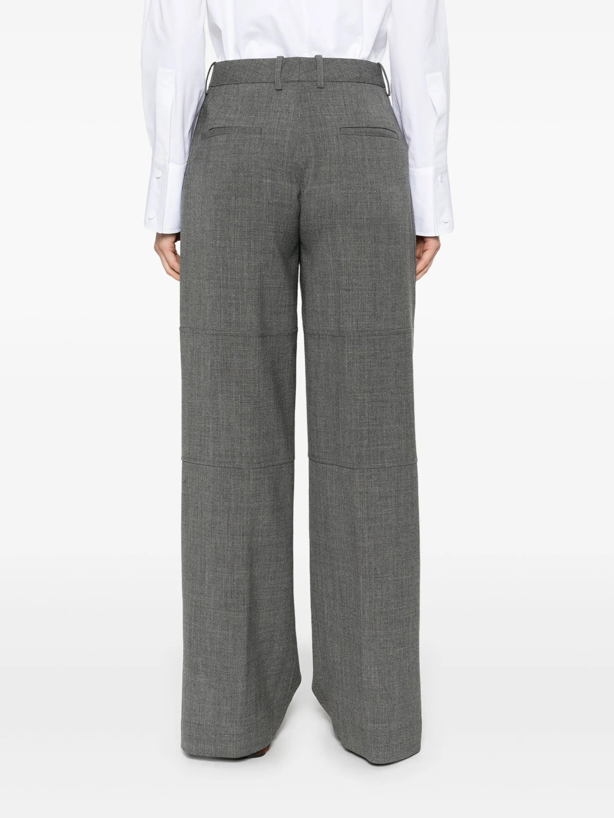 virgin wool trousers