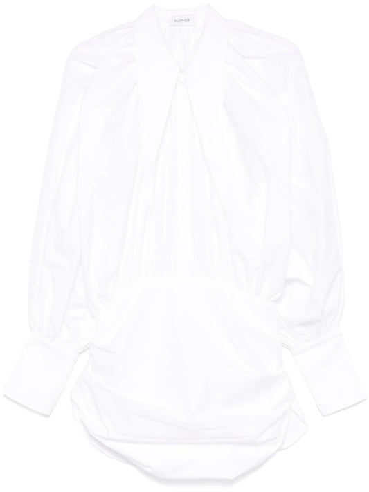 poplin mini dress