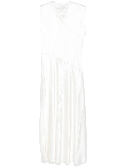 satin midi dress