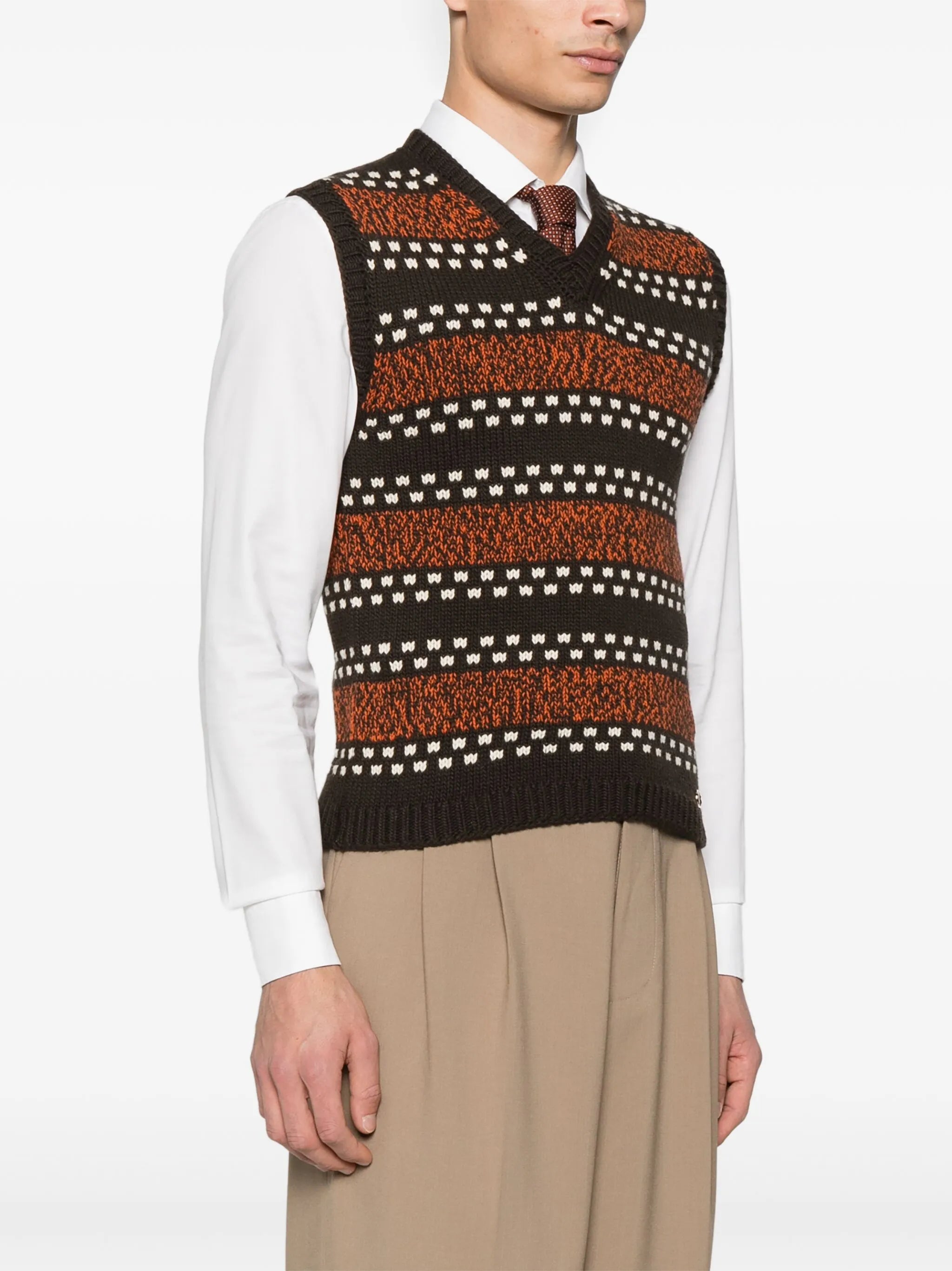 VLogo-signature wool vest